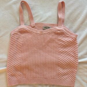 Sandy Liang Blush knit Camisole